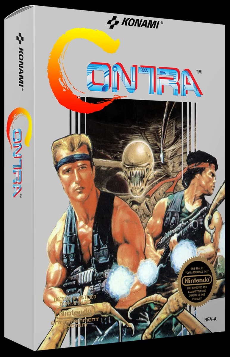 Contra box art