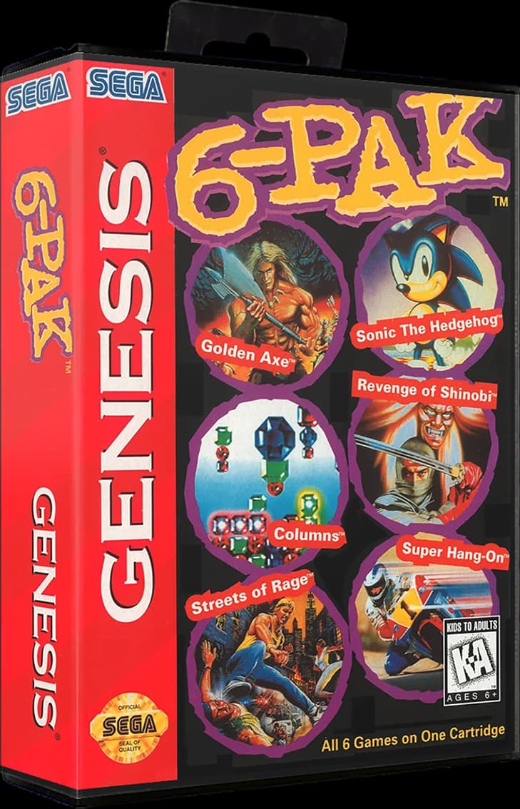 6-Pak box art