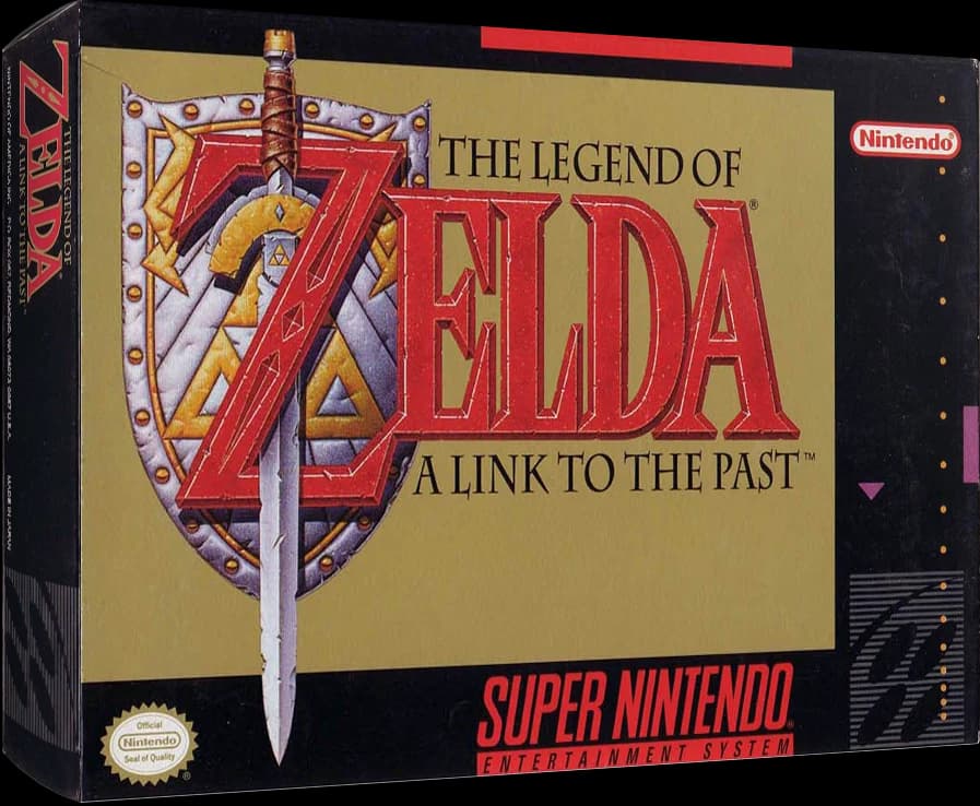 Zelda Link to the Past 3D box (NA)