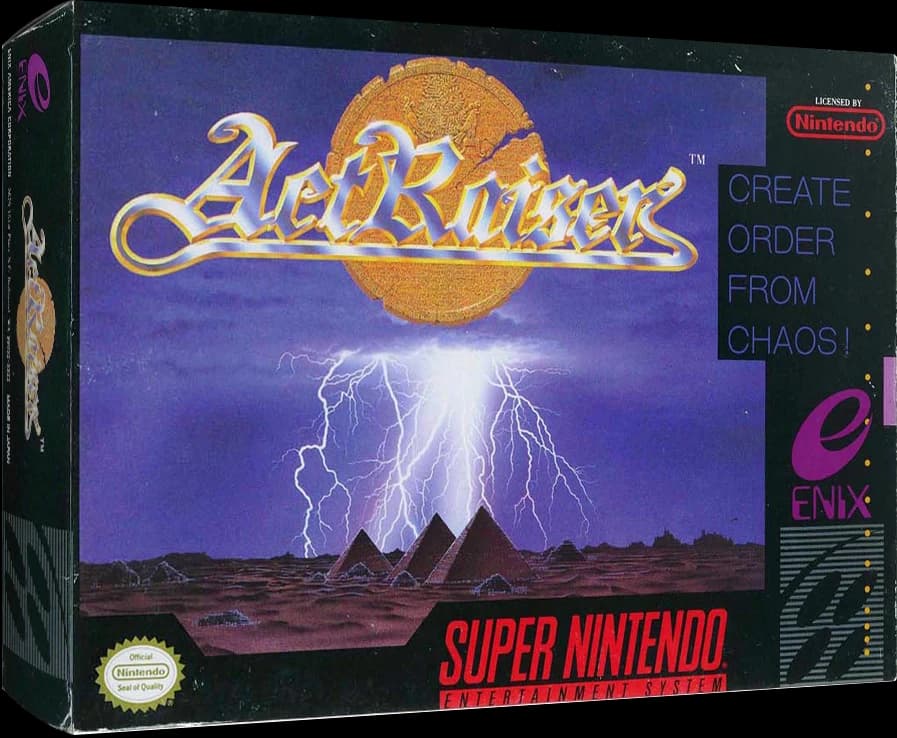 ActRaiser 3D box (NA)