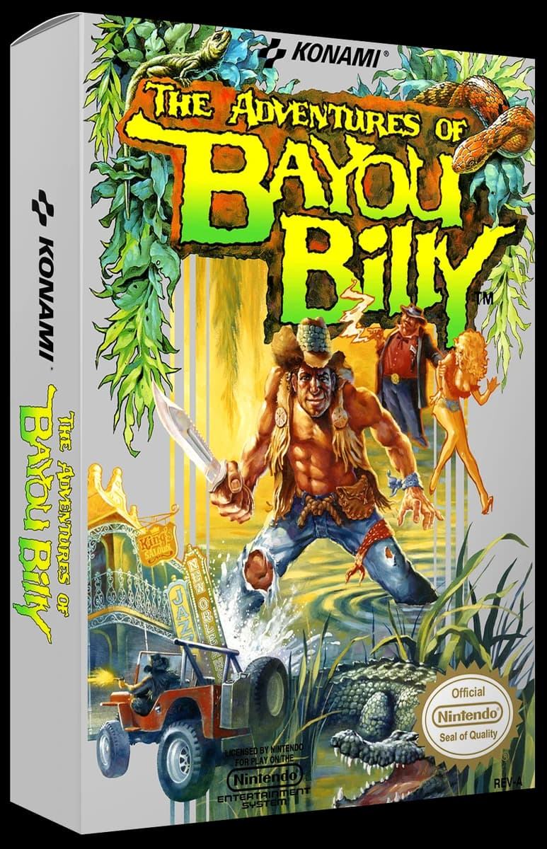 Adventures of Bayou Billy box art