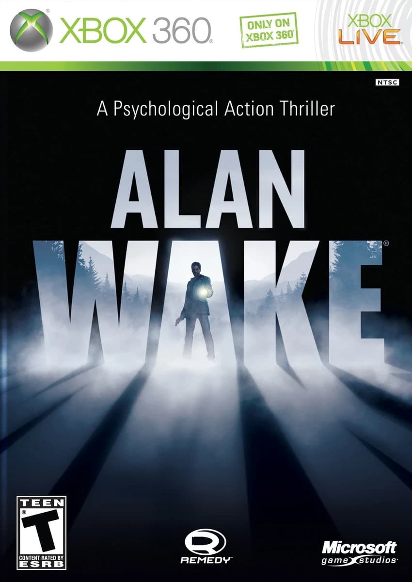 Alan Wake box front (NA)