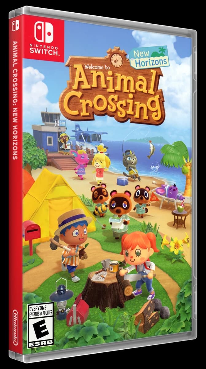 Animal Crossing: New Horizons 3D box (NA)
