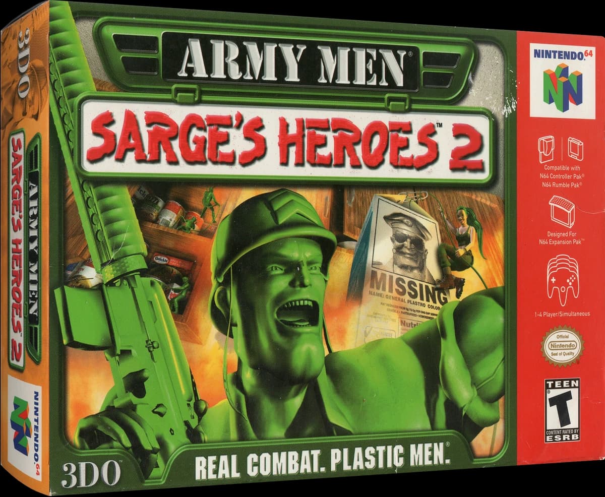 Army Men Sarge's Heroes 2 box art
