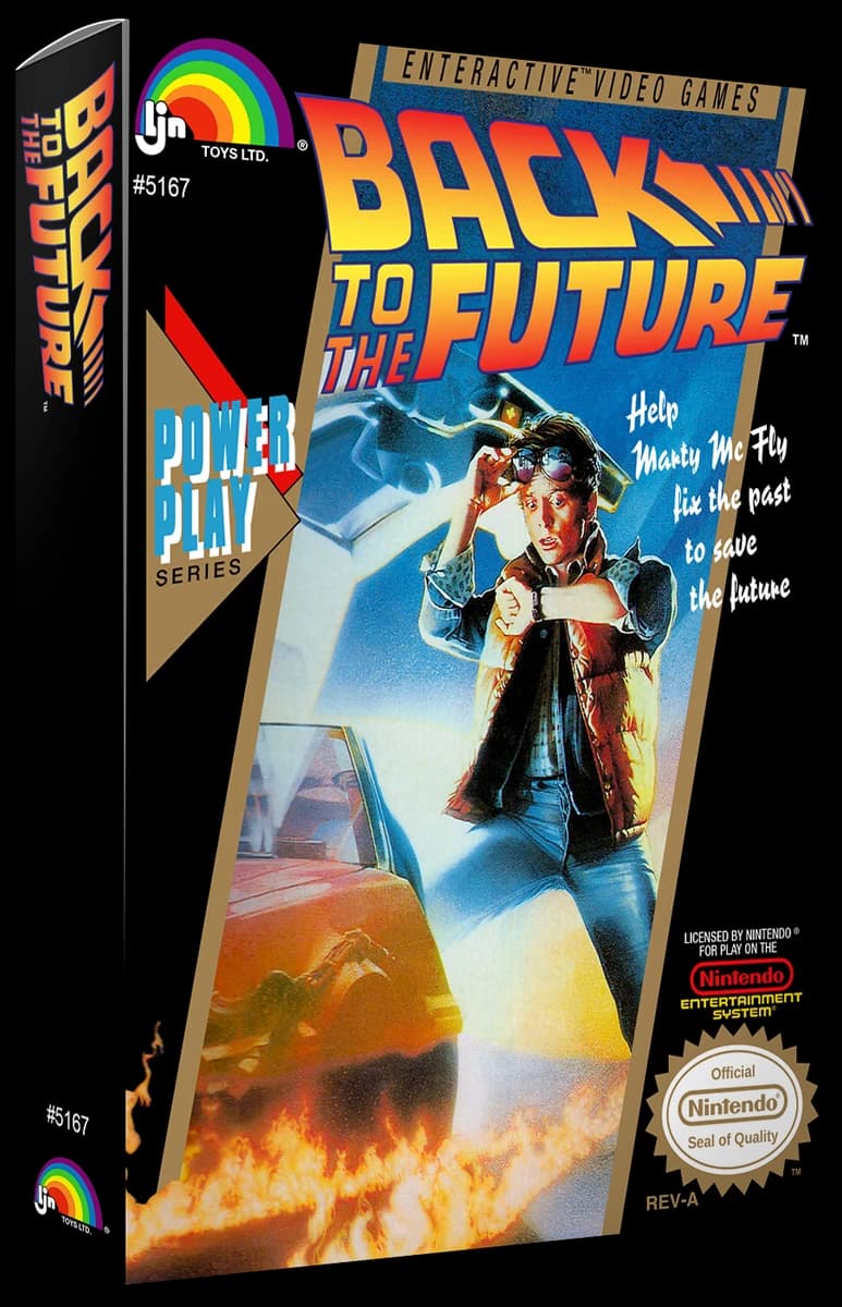 Back to the Future 3D box (NA)