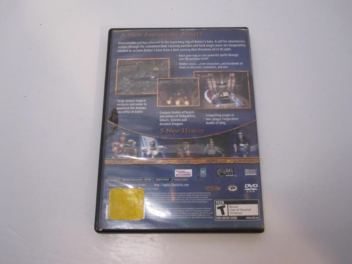 Baldur's Gate Dark Alliance 2 box art