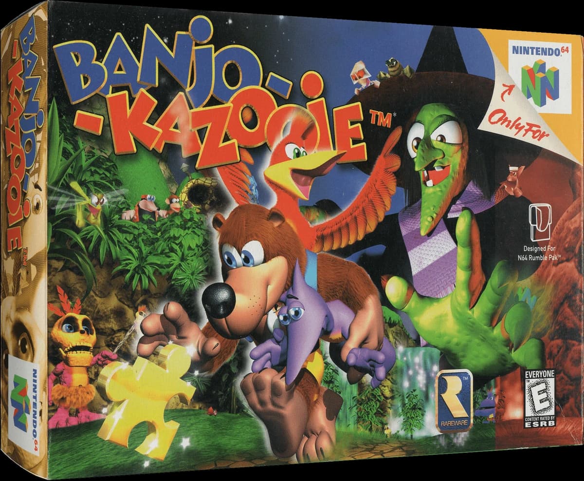 Banjo-Kazooie 3D box (NA)