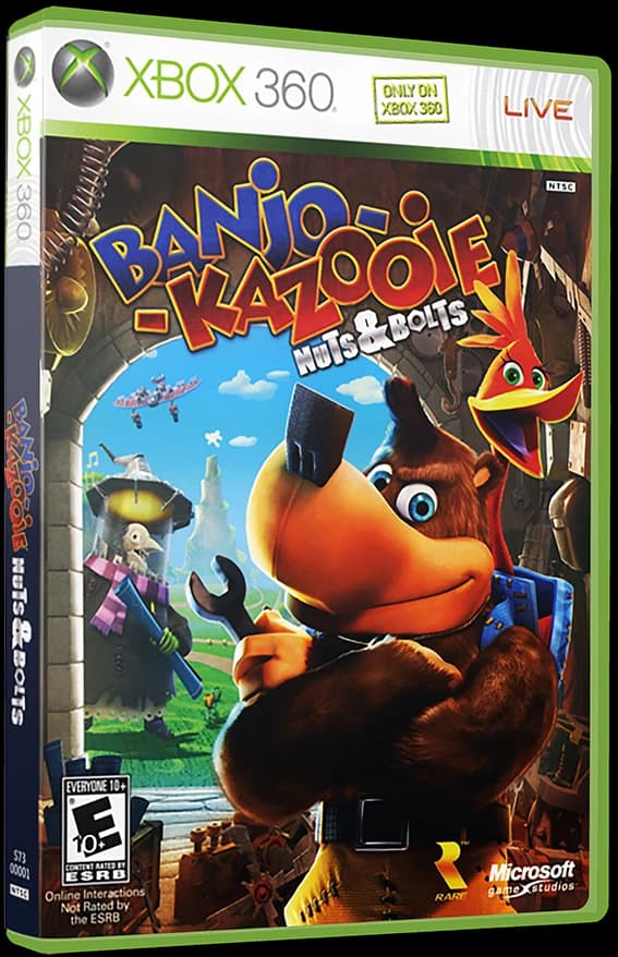 Banjo-Kazooie Nuts & Bolts box art