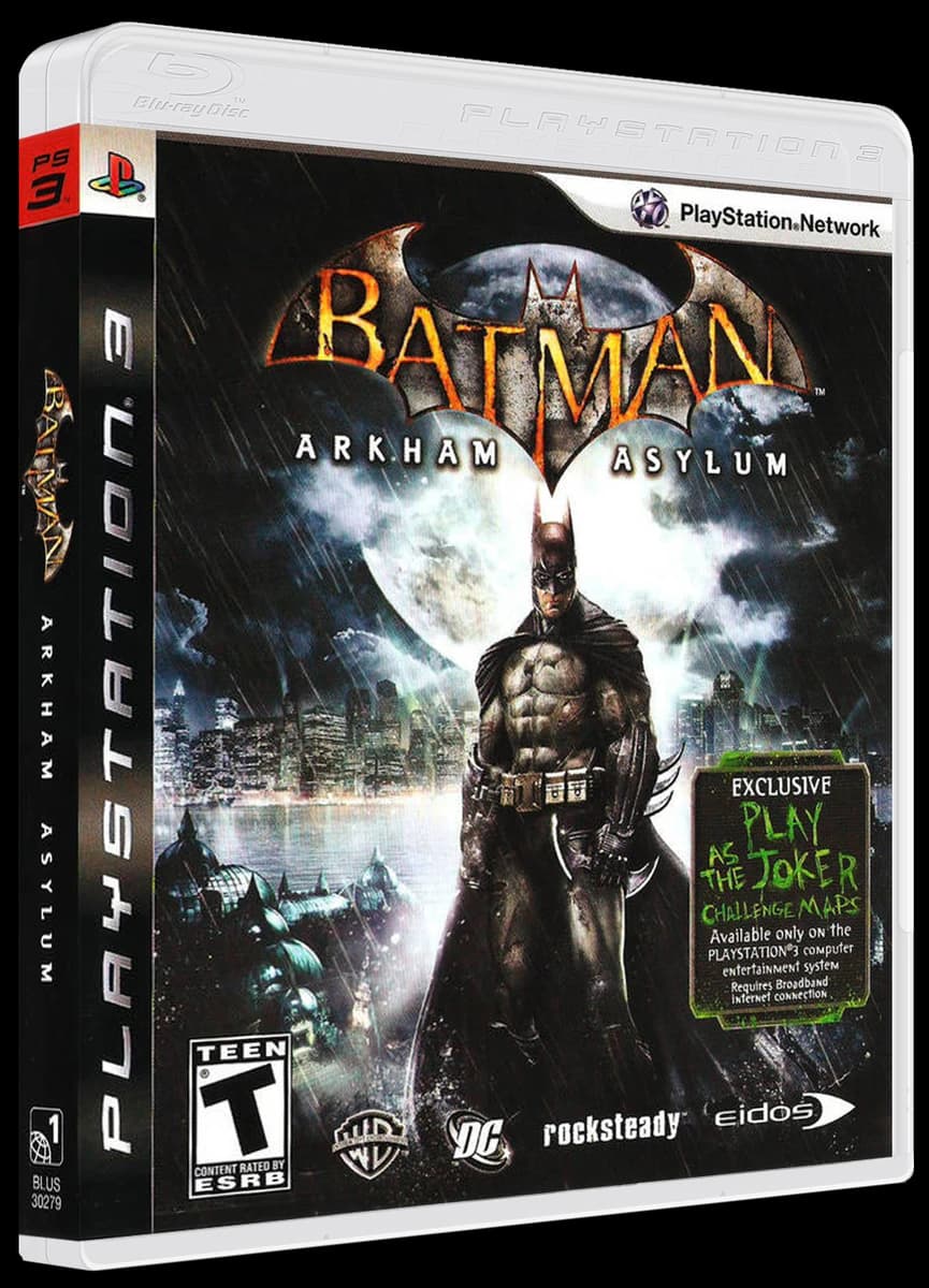 Batman: Arkham Asylum box art