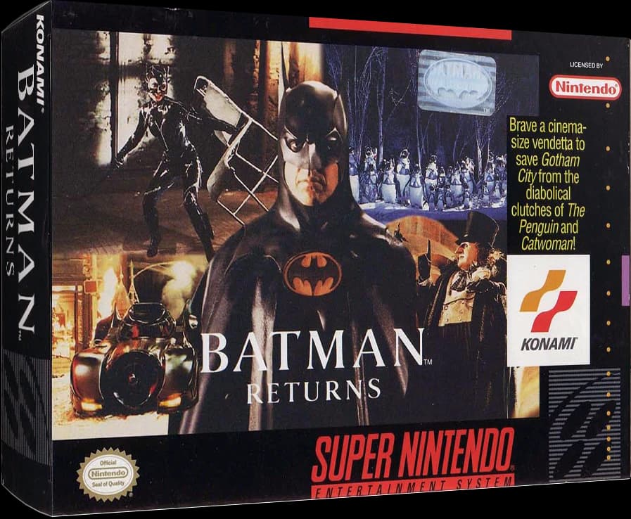 Batman Returns box art