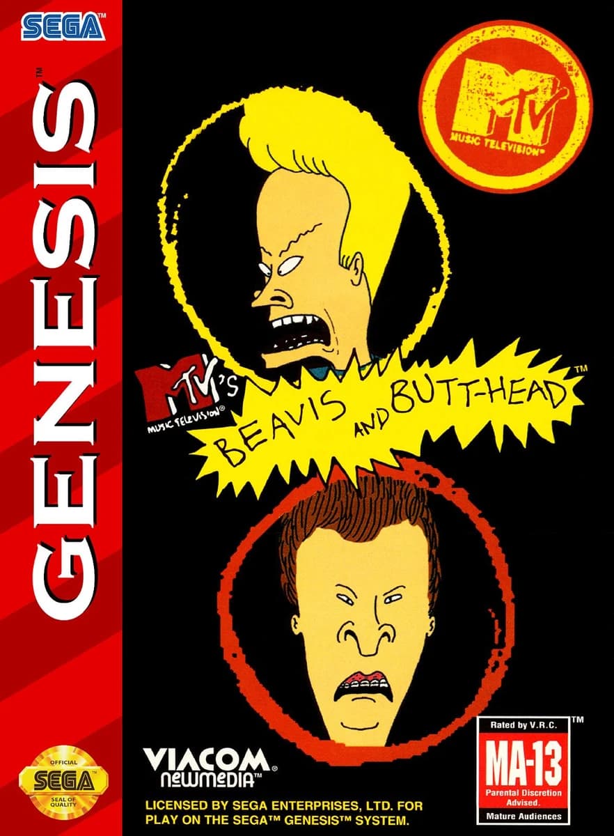 Beavis and Butthead box art