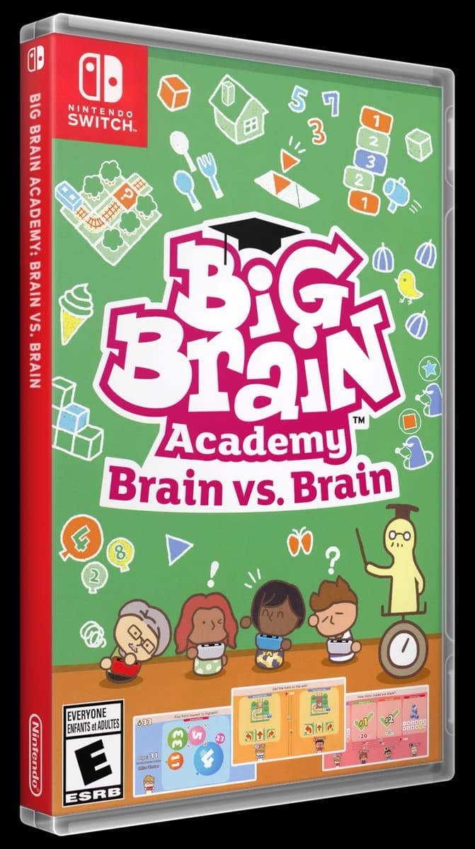 Big Brain Academy: Brain vs. Brain box art