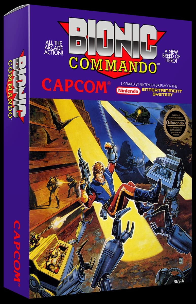 Bionic Commando 3D box (NA)