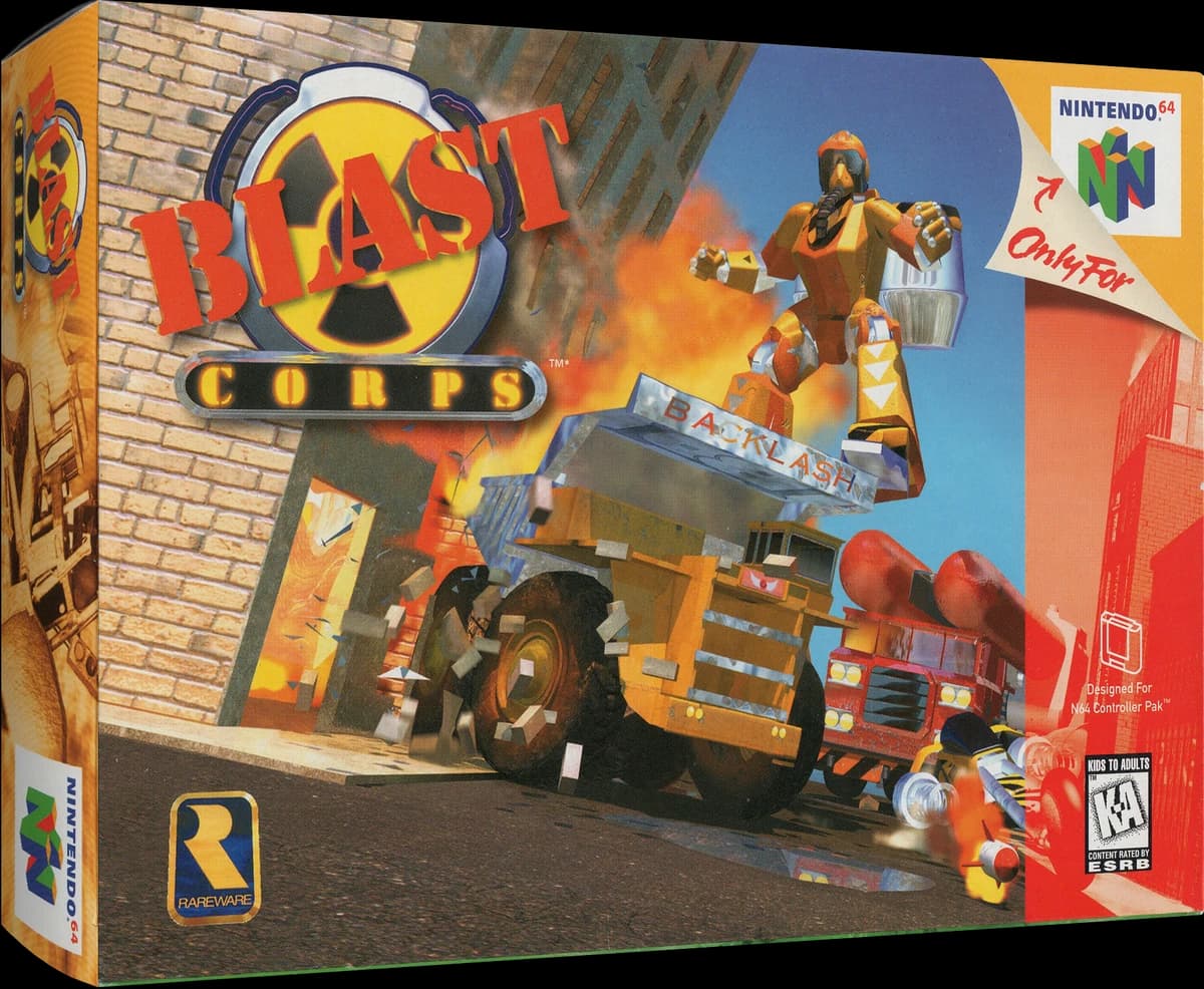 Blast Corps box art