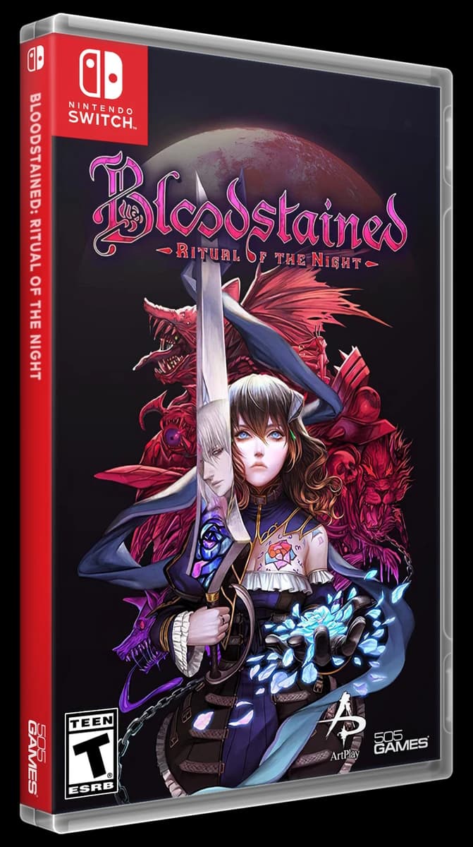 Bloodstained: Ritual of the Night box art
