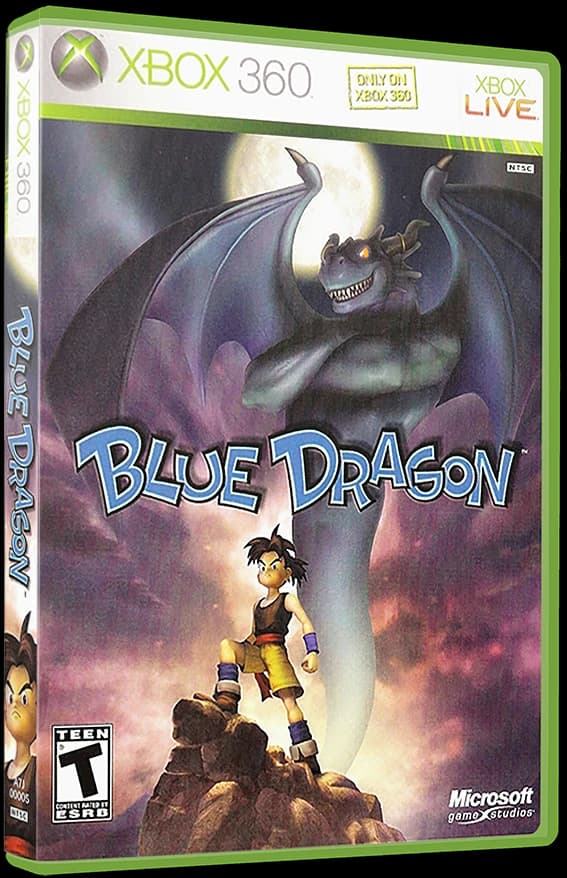 Blue Dragon 3D box (NA)