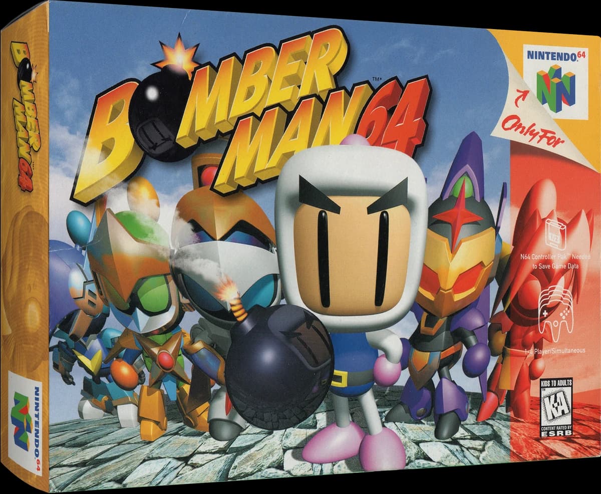 Bomberman 64 box art