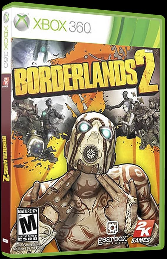 Borderlands 2 3D box (NA)