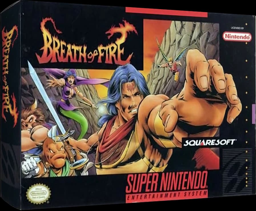 Breath of Fire box art