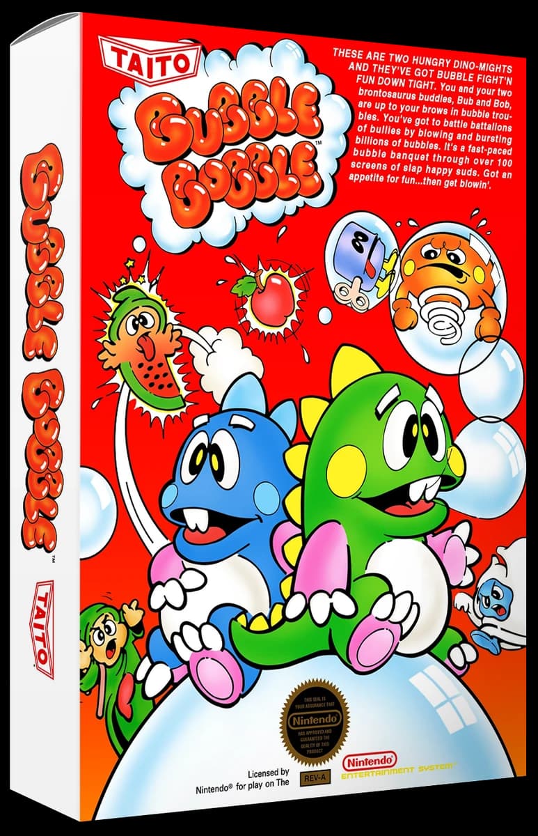 Bubble Bobble 3D box (NA)