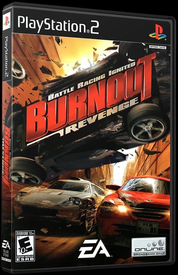 Burnout Revenge 3D box (NA)