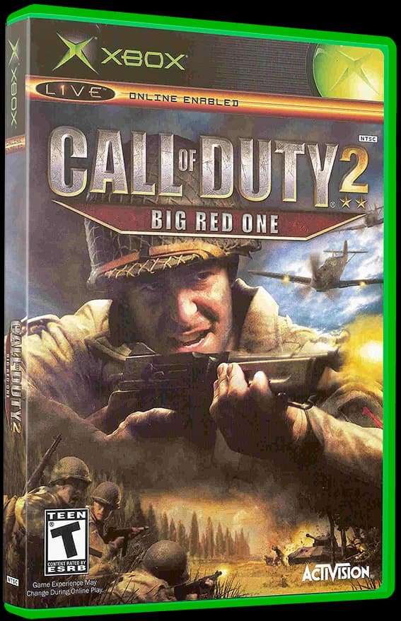 Call of Duty 2 Big Red One box art