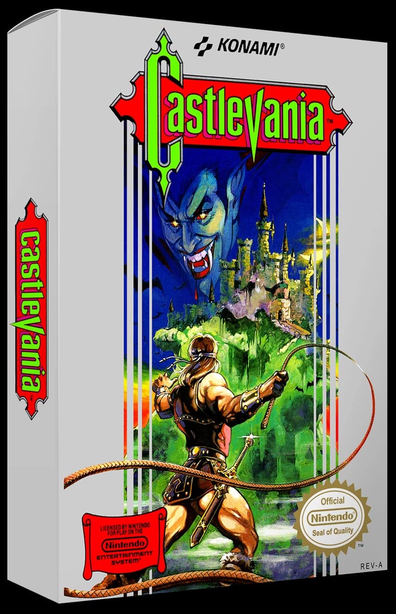 Castlevania 3D box (NA)