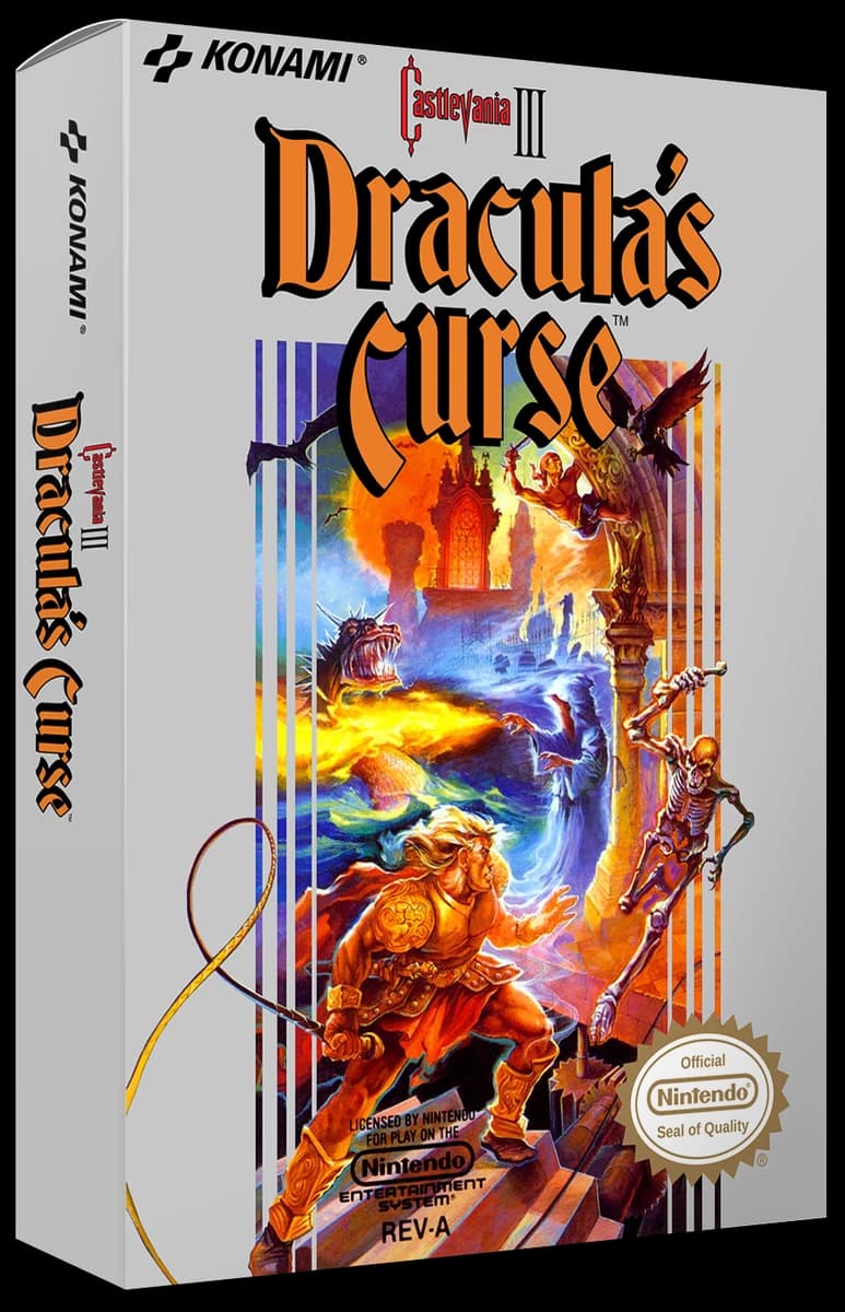 Castlevania III Dracula's Curse box art