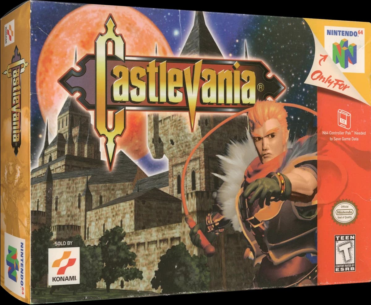 Castlevania 3D box (NA)