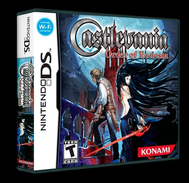 Castlevania Order of Ecclesia 3D box (NA)
