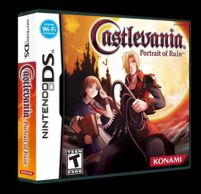 Castlevania Portrait of Ruin 3D box (NA)