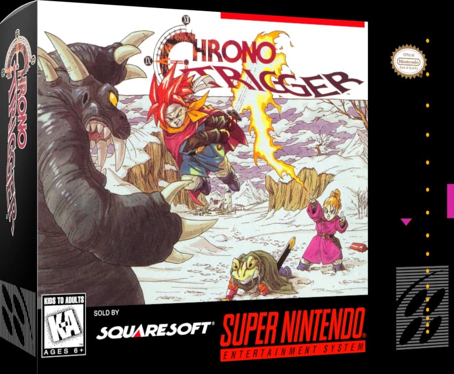 Chrono Trigger 3D box (NA)
