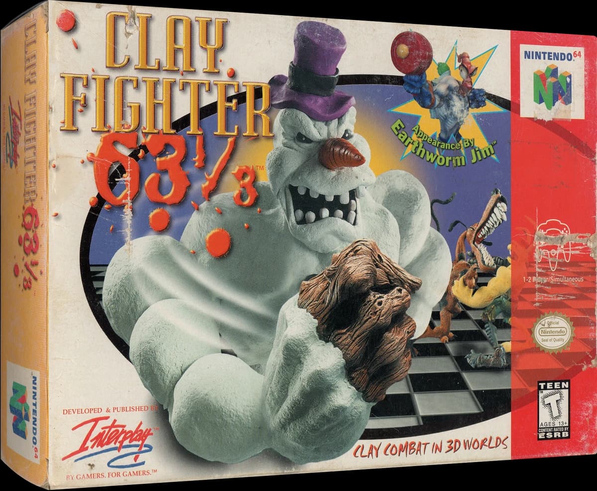 Clay Fighter 63 1/3 box art