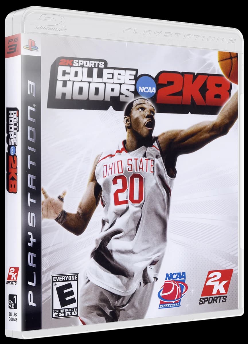 College Hoops 2K8 3D box (WORLD)