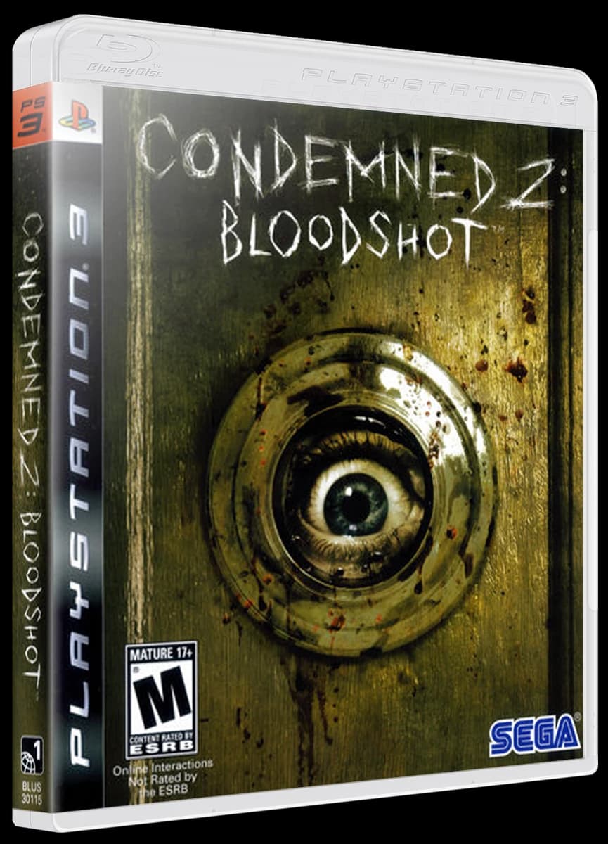 Condemned 2 Bloodshot 3D box (WORLD)