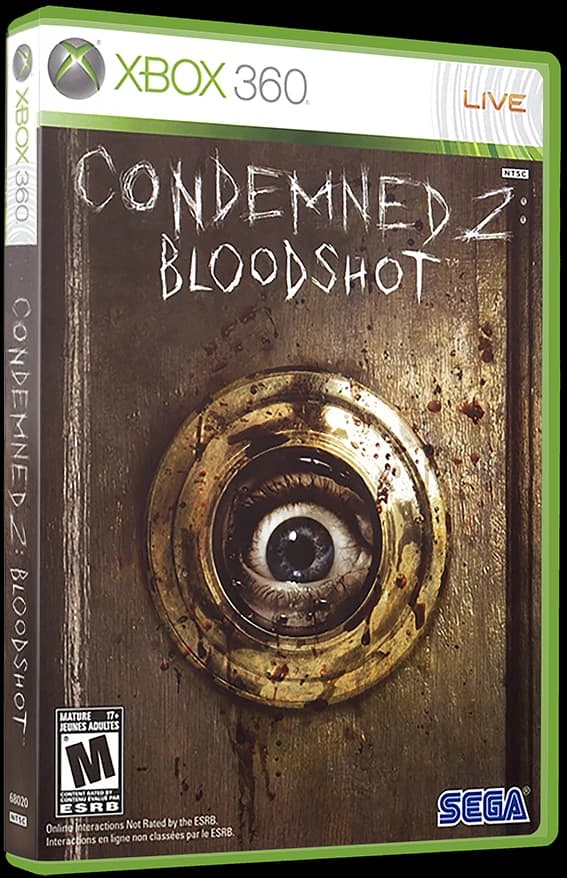 Condemned 2 Bloodshot 3D box (NA)