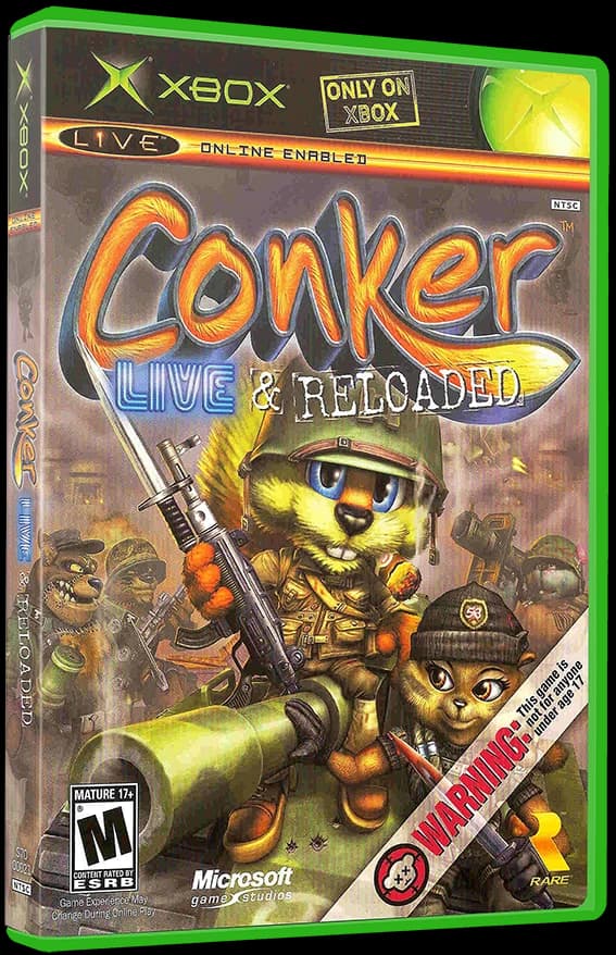 Conker Live and Reloaded box art