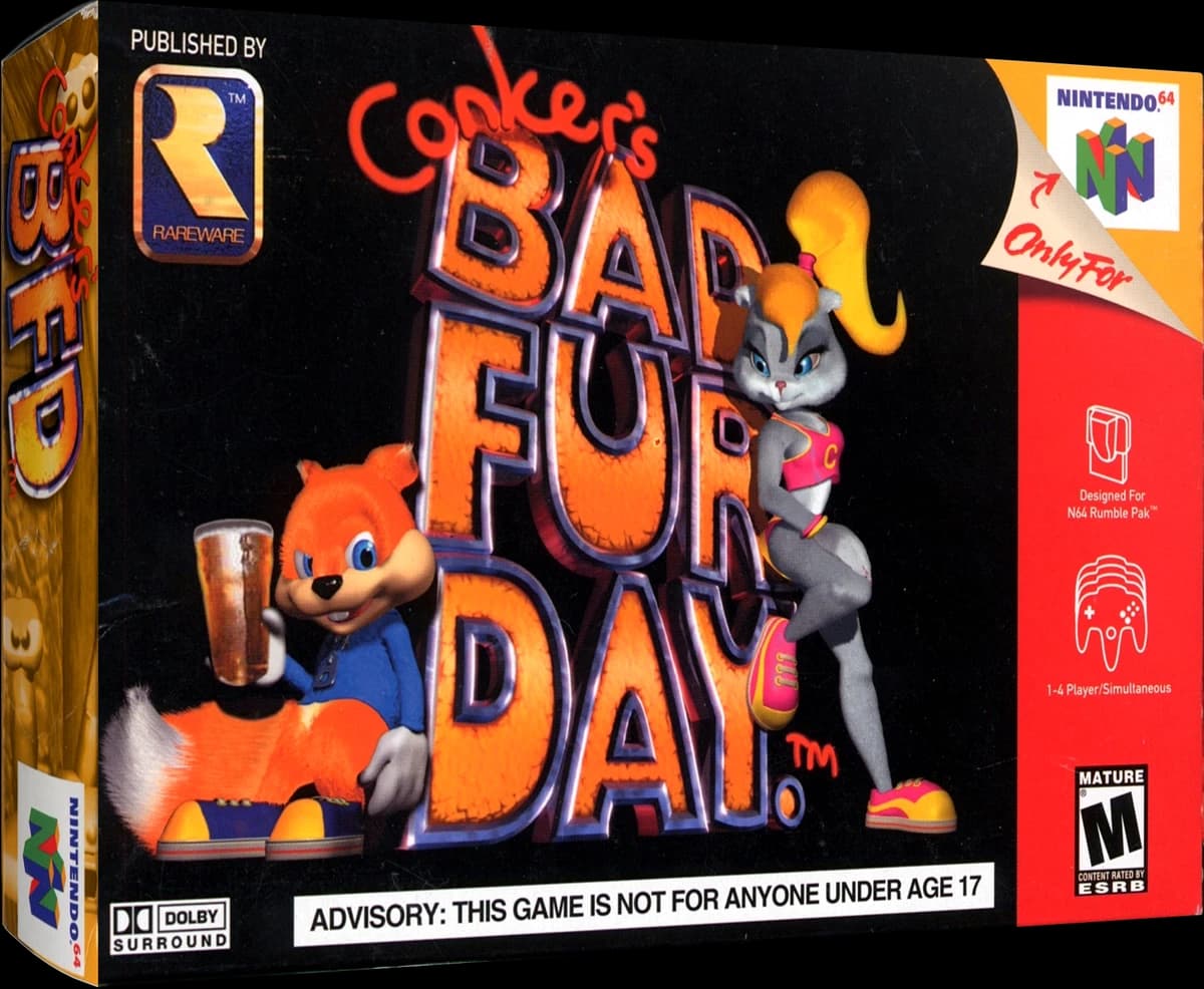 Conker's Bad Fur Day box art