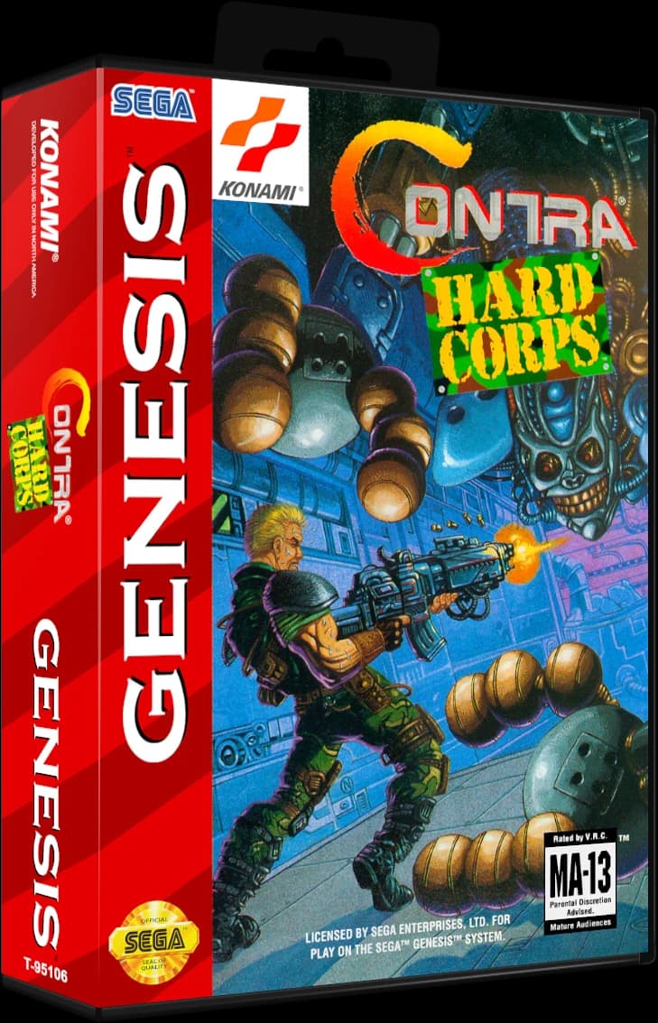Contra Hard Corps box art