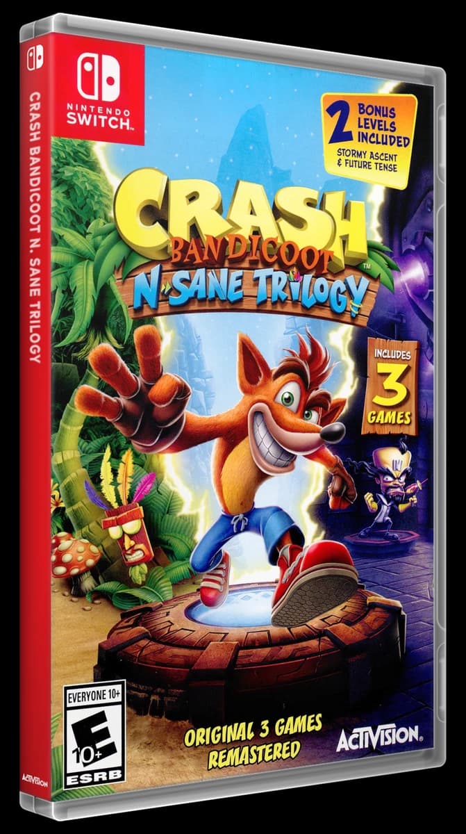 Crash Bandicoot N. Sane Trilogy box art