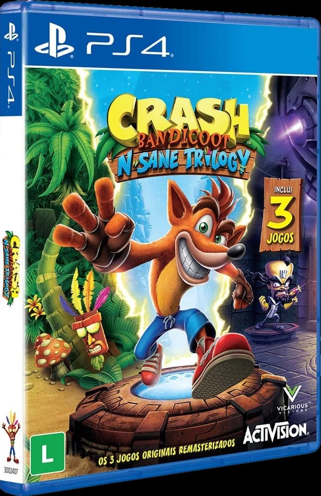 Crash Bandicoot N. Sane Trilogy box art