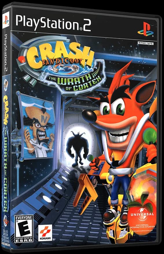 Crash Bandicoot The Wrath of Cortex box art