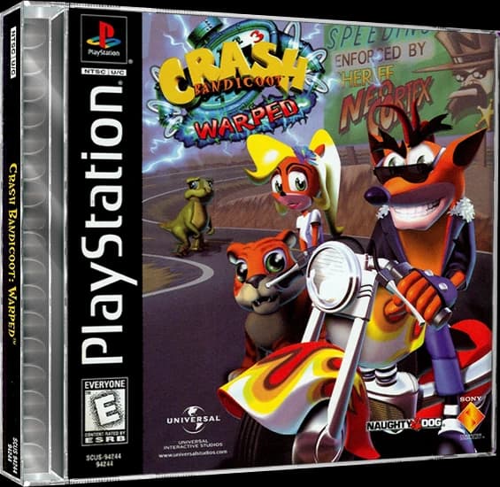 Crash Bandicoot Warped box art