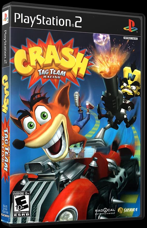 Crash Tag Team Racing box art