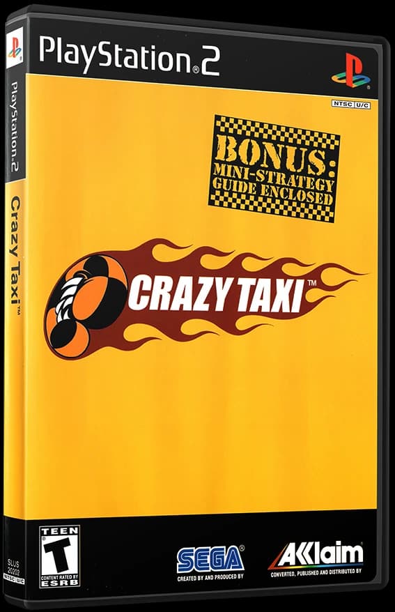 Crazy Taxi 3D box (NA)