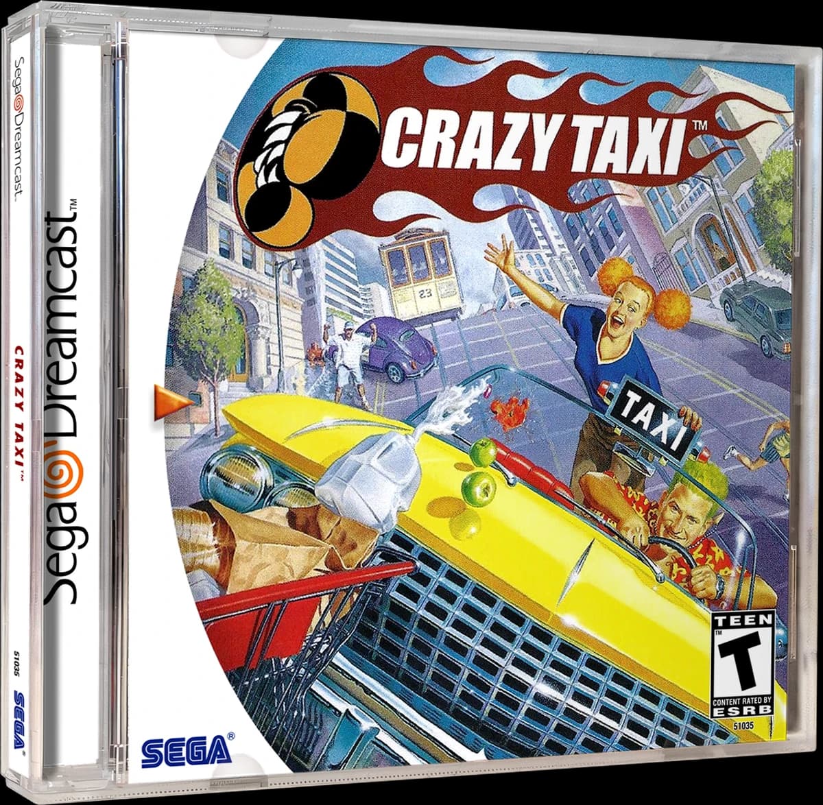 Crazy Taxi box art