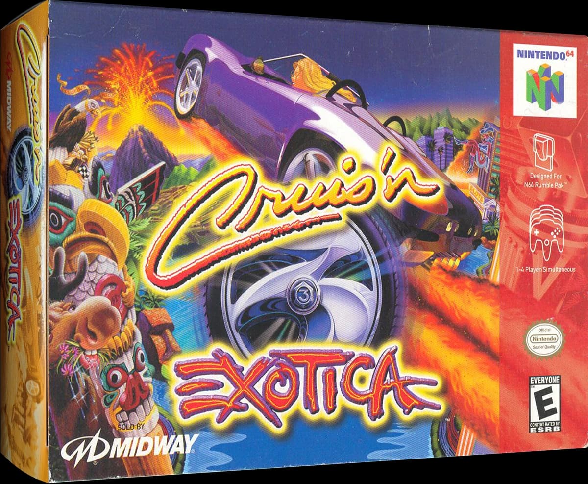 Cruis'n Exotica box art