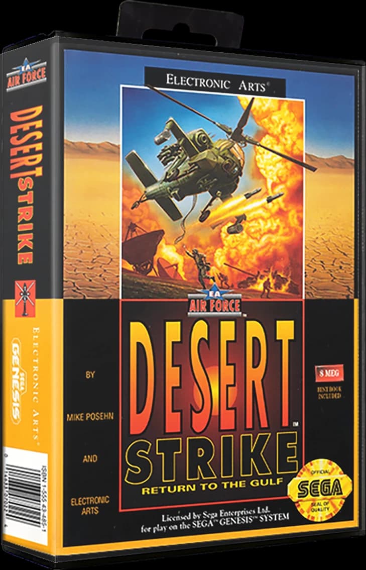 Desert Strike Return to the Gulf box art