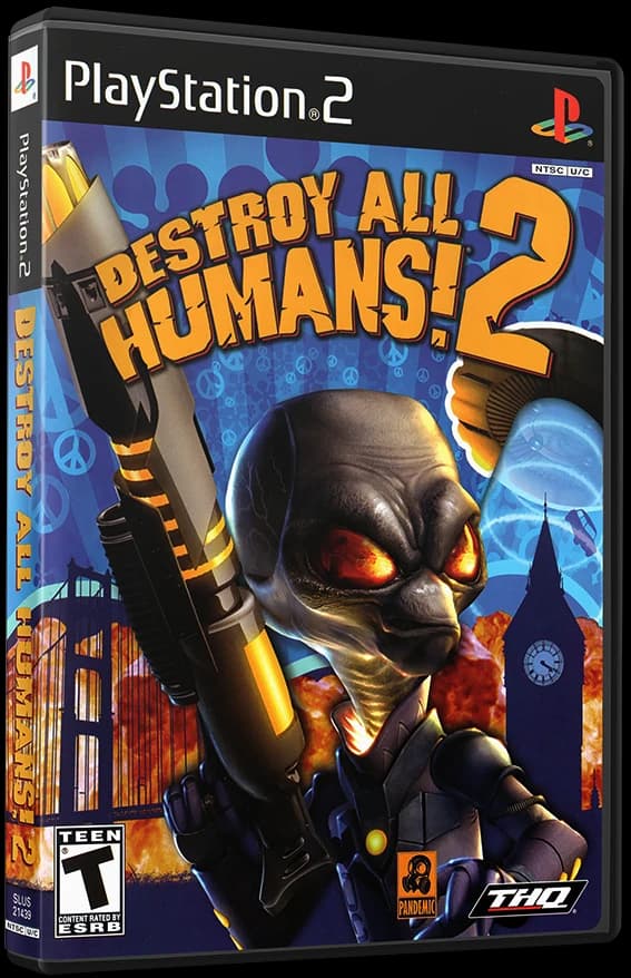 Destroy All Humans 2 box art