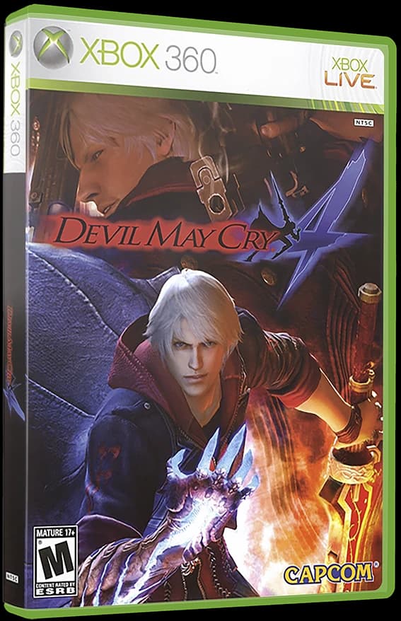 Devil May Cry 4 3D box (NA)